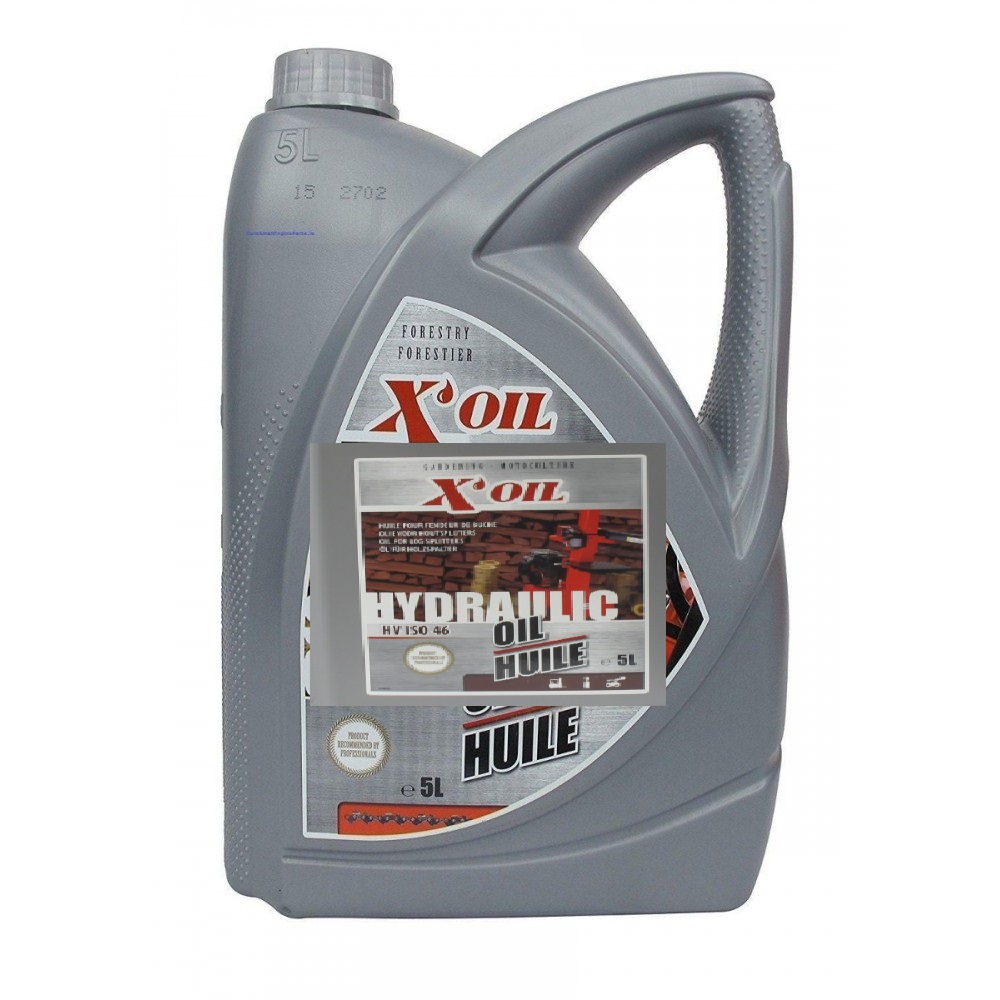Hydraulic oil X'OIL HV ISO 46 HLP46 ZS46 (5 Litre) in